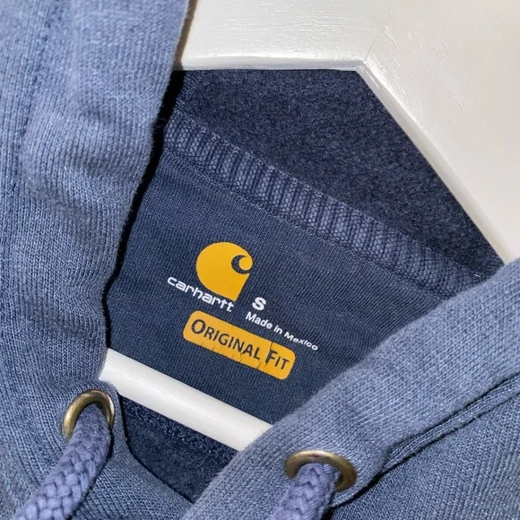 Navy blue Carhartt hoodie - Picture 2 of 3